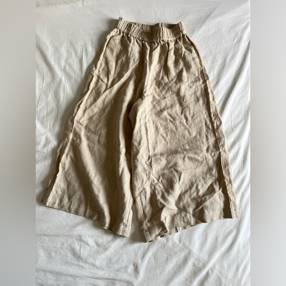 NWOT Elieen Fisher 100% Organic Linen Two Piece, top and pant - Picture 4 of 12